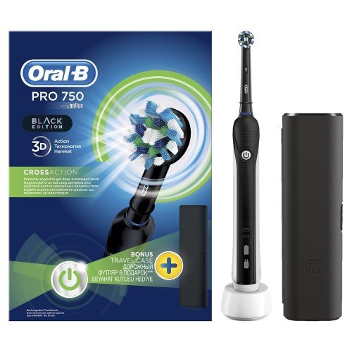 Электрическая зубная щетка Oral-B PRO 750 Black Limited Edition